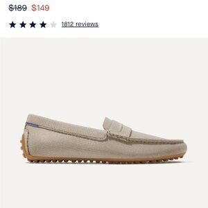 Rothy’s Beige Loafers Brand New